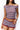 Mabel Off Shoulder Top in Red Stripe