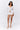 Scallop Knit Tie Short in White