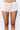 Scallop Knit Tie Short in White