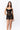 Grace Cowl Neck Mini Dress in Black