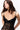Grace Cowl Neck Mini Dress in Black