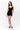 BODY HALTER TANK MINI DRESS IN BLACK