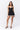 Posie Slip Mini Dress in Black