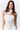 Chiffon Wrap Dress in White