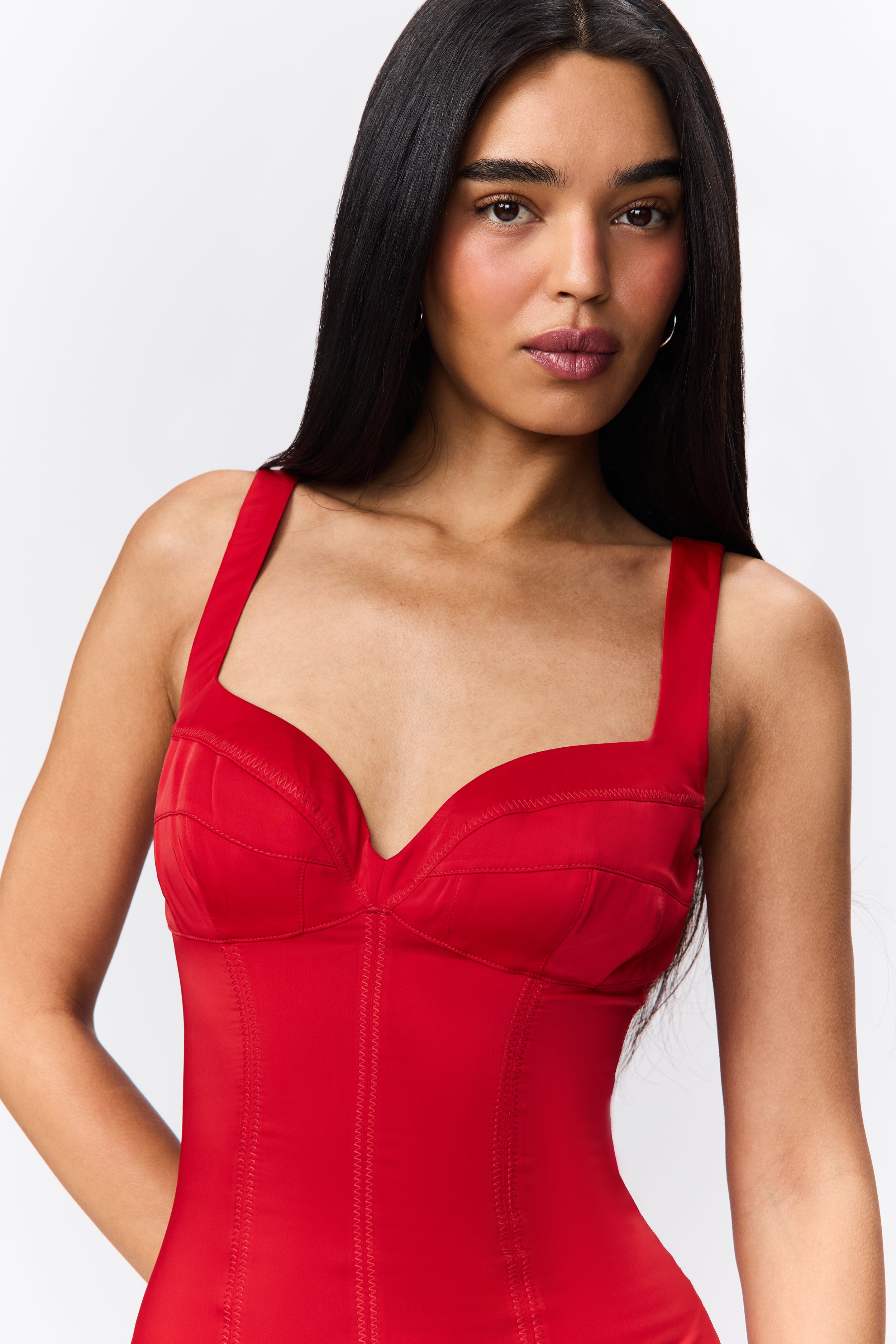 GUIZIO Amelie Bra Dress Poppy / M