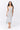 Elsie Cowl Neck Dress in Silver