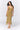 Elsie Cowl Neck Dress in Gold