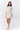 Estelle Embellished Crochet Dress in White