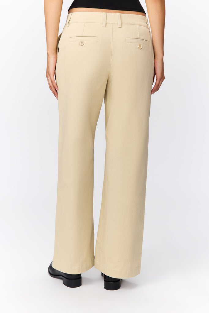 Siene Wide Leg Pant in Cream