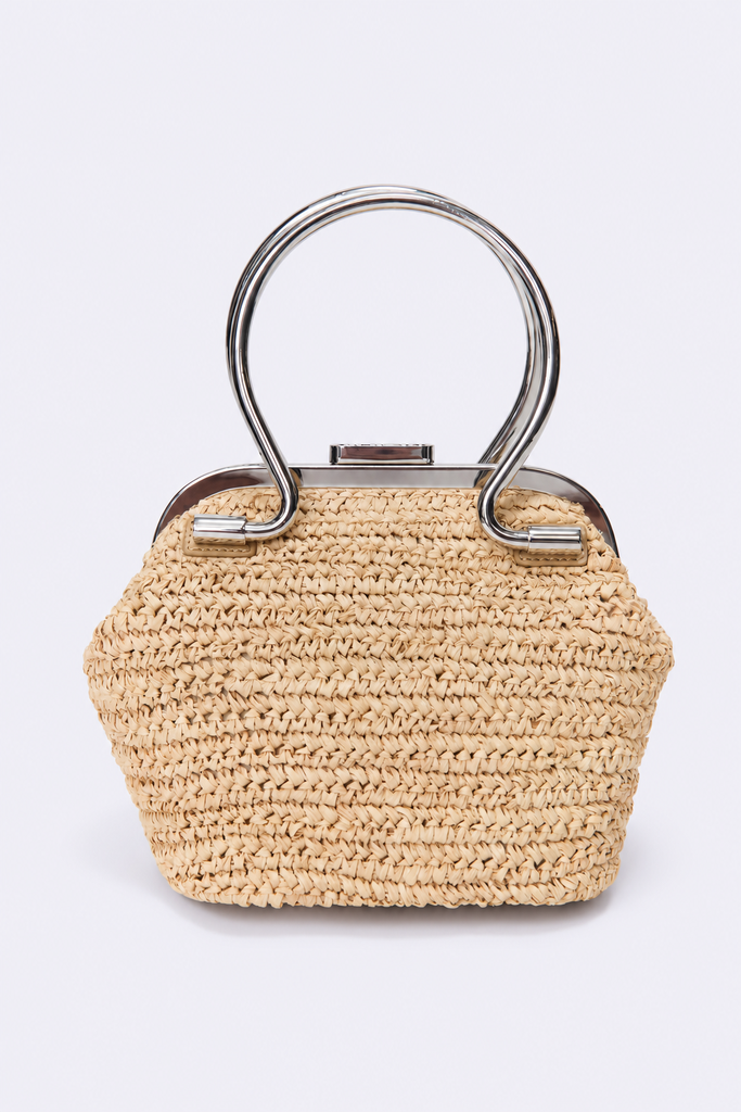 Cruz Raffia Mini Top Handle
