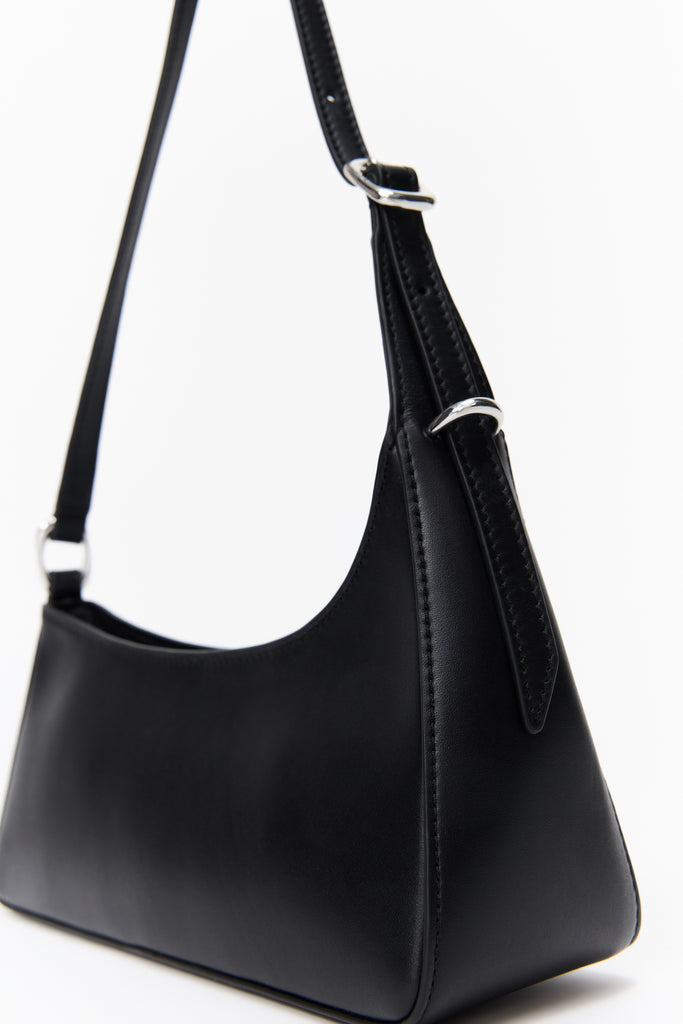 Skye Asymmetrical Shoulder in Black