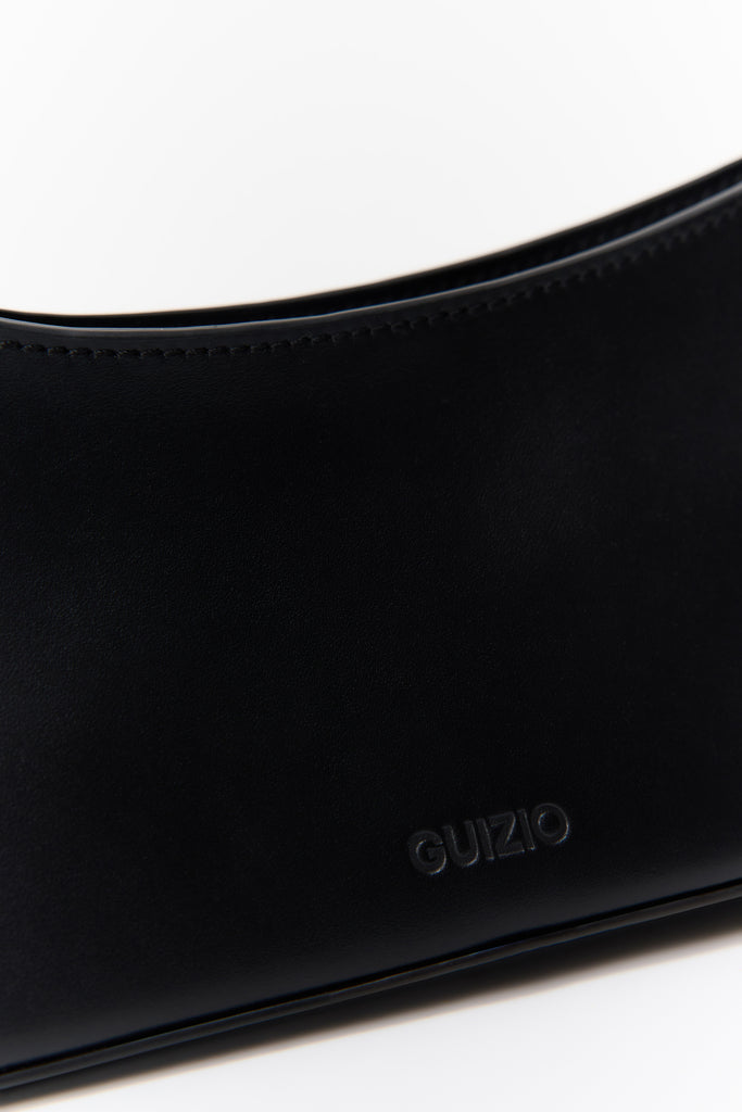 Skye Asymmetrical Shoulder Bag in Black