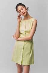 Elada Dress in Pistachio