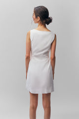 Elada Dress in White