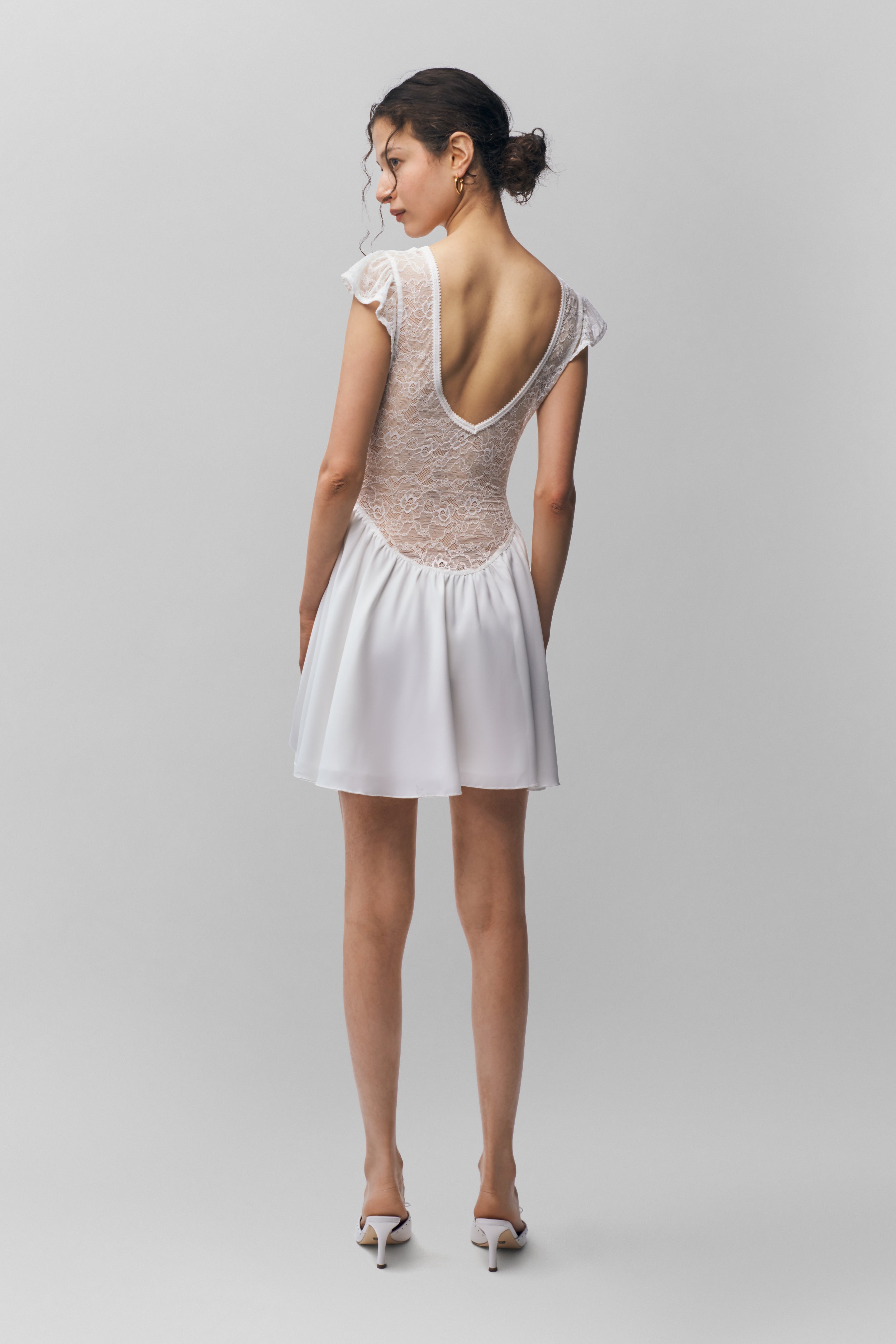 Elva Dress in White