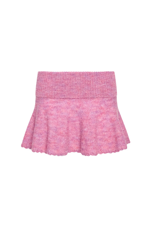 Heart Scallop Mini Skirt