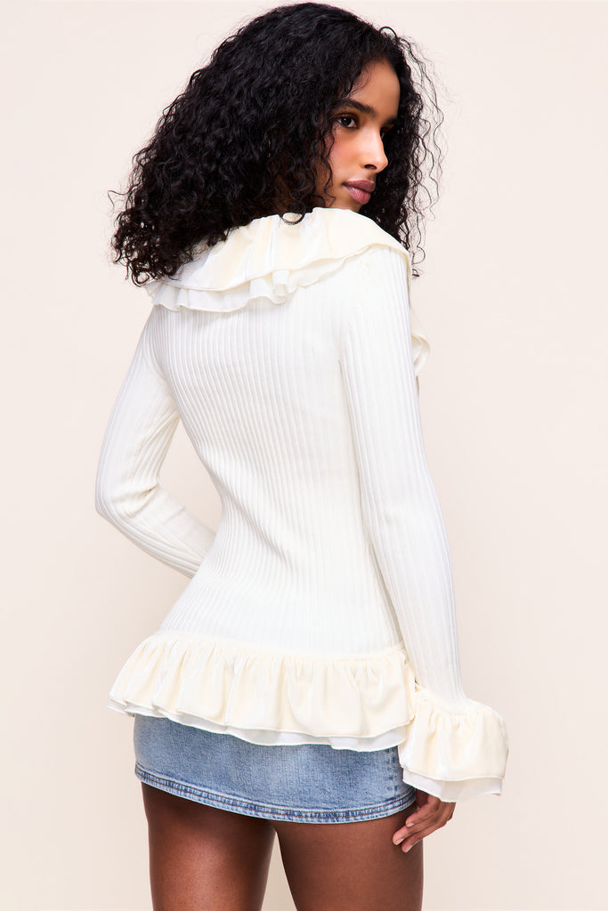 Rosalina Ruffle Cardigan