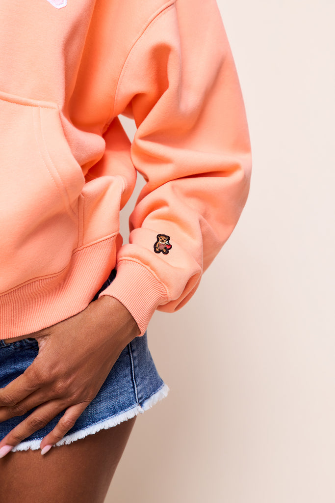 Guizio Pullover Hoodie in Creamsicle