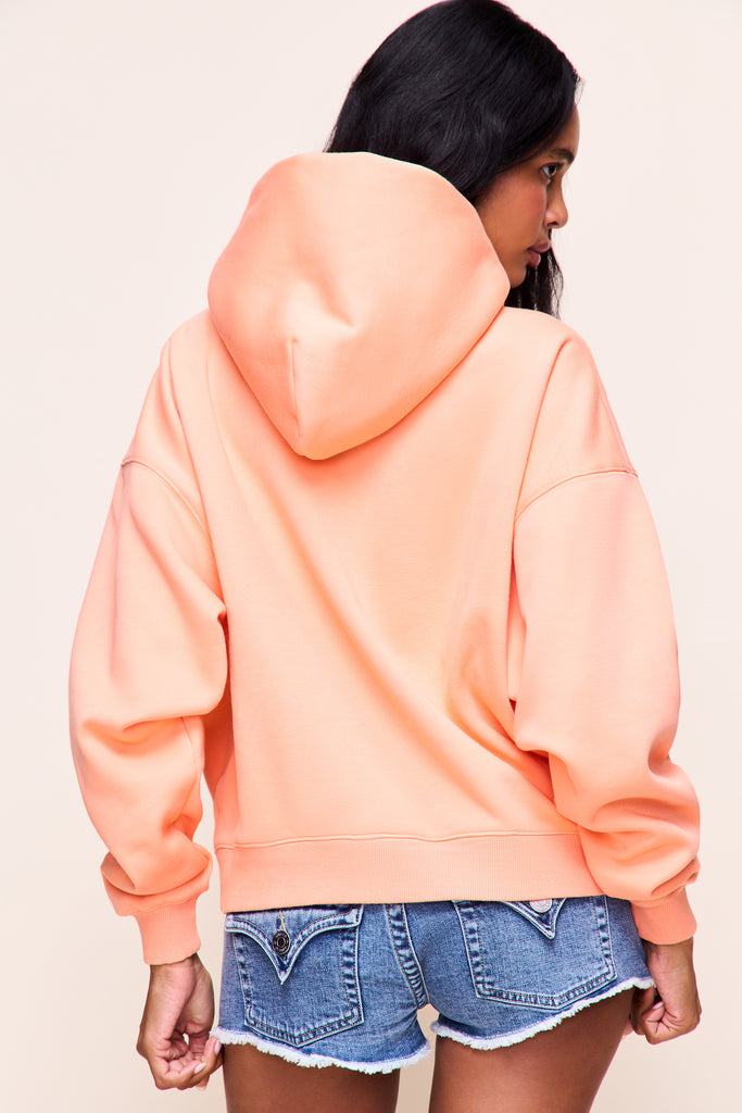 Guizio Pullover Hoodie in Creamsicle
