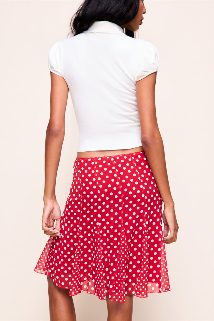 Liana Knit Top in Ivory 