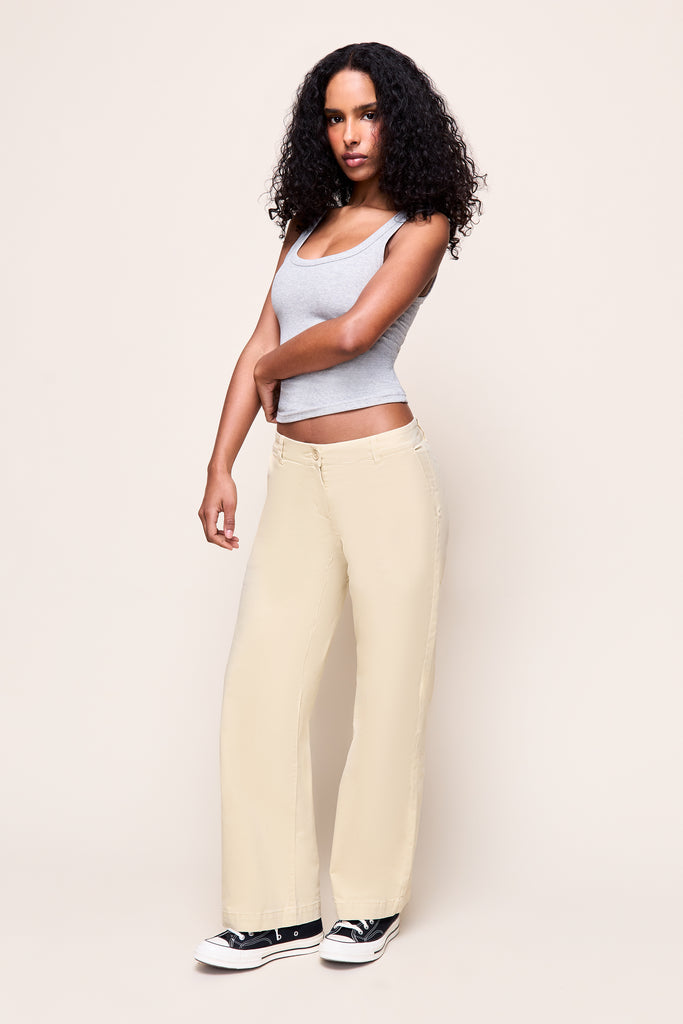 Siene Wide Leg Pant in Khaki