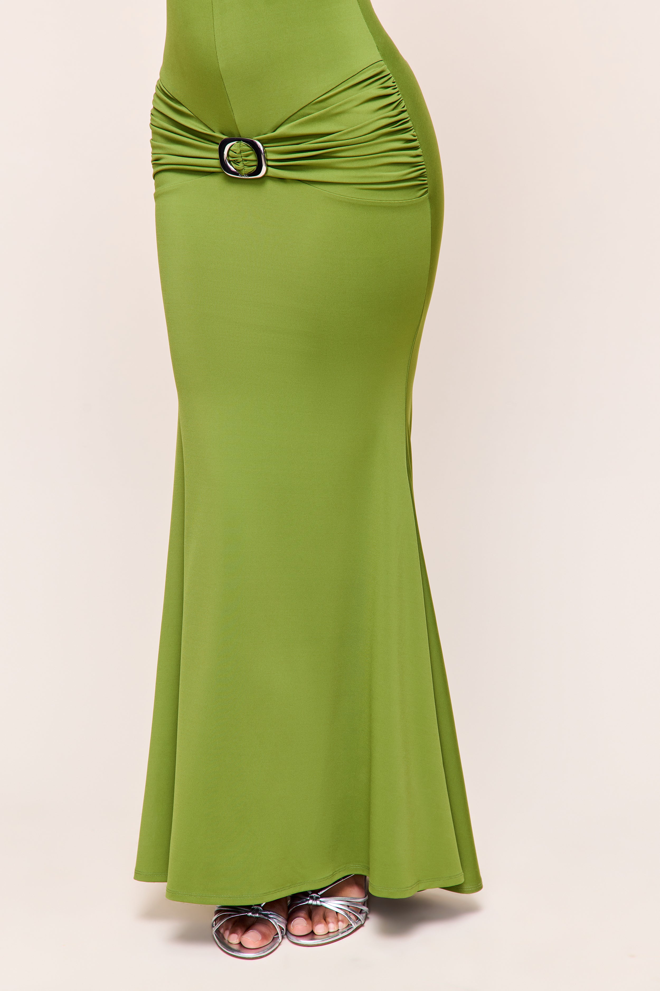 Guizio Liora Long Sleeve Dress Green Gem / L Guizio Liora Long Sleeve Dress Green Gem / L