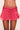 CHIFFON SLIT MINI SKIRT in Red Love Polka Dot 