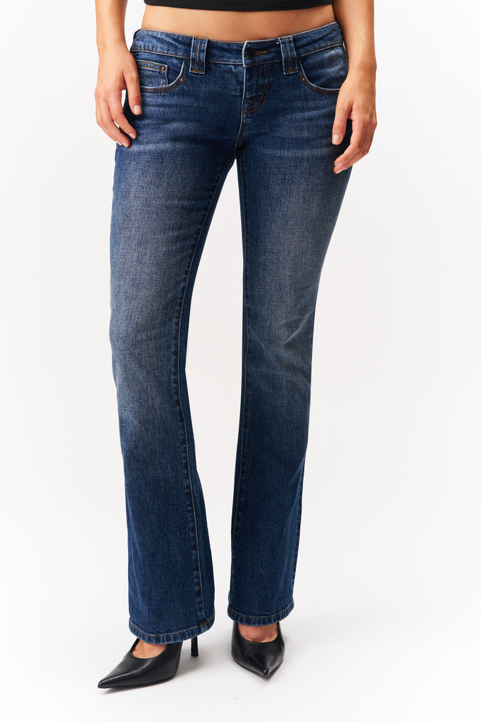 Luli Low Rise Flare Denim