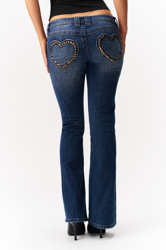 Luli Low Rise Flare Denim
