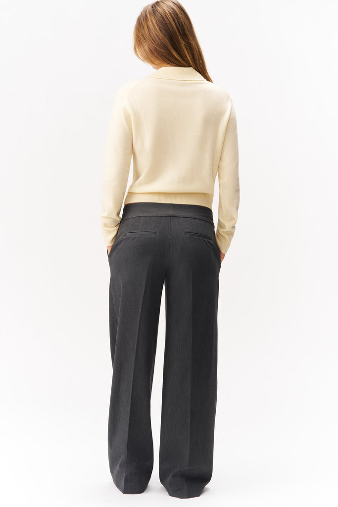 SAMARA PANT IN DARK GREY MELANGE