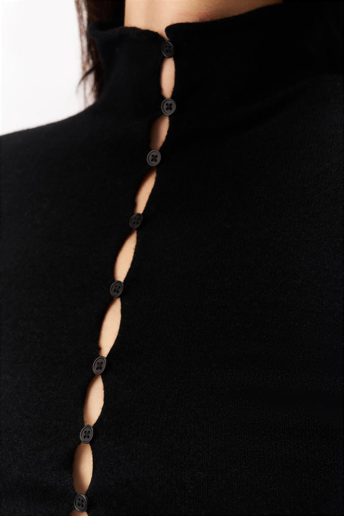 Chloe Cashmere Sweater in Black