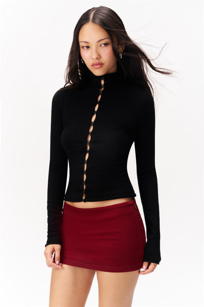 Chloe Cashmere Sweater in Black