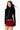 Micro Mini Denim Skirt in Bordeaux