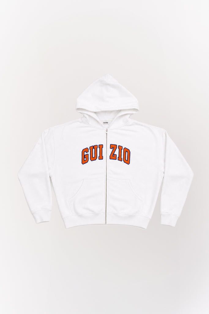 Guizio New York Forever Zip Up Oversized Hoodie