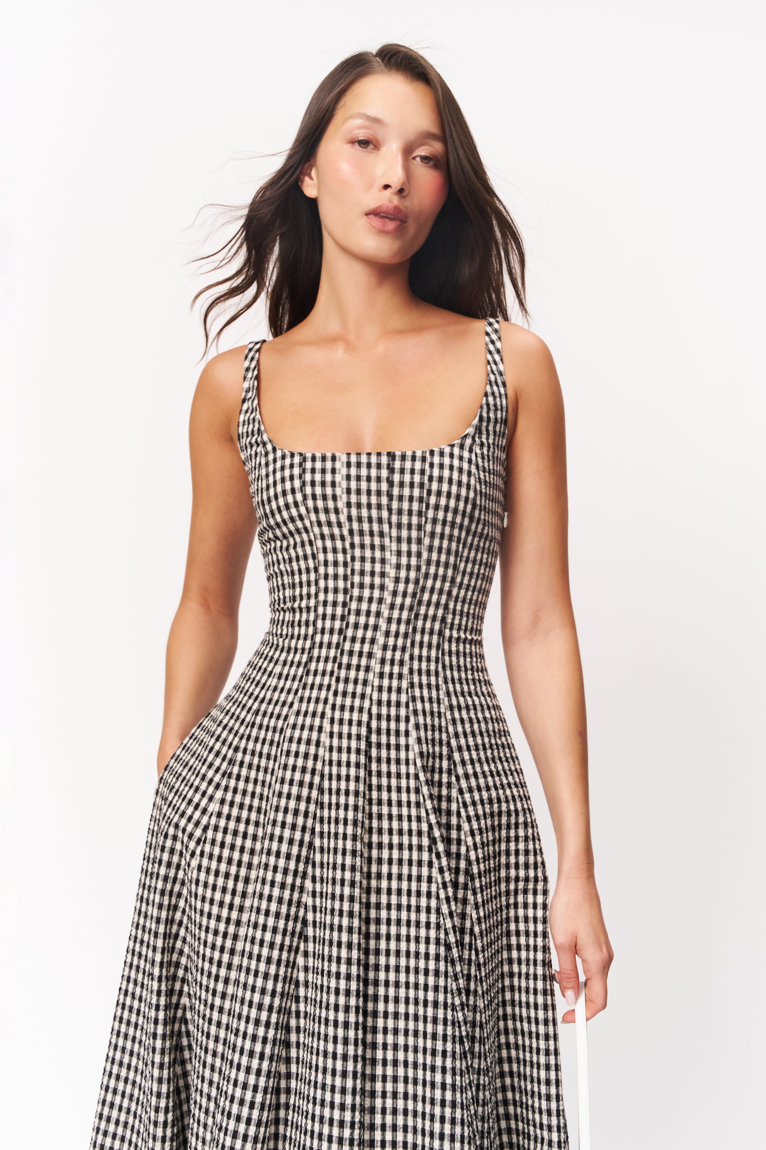 Leila Tank Gingham Dress Guizio Leila Tank Gingham Dress Guizio