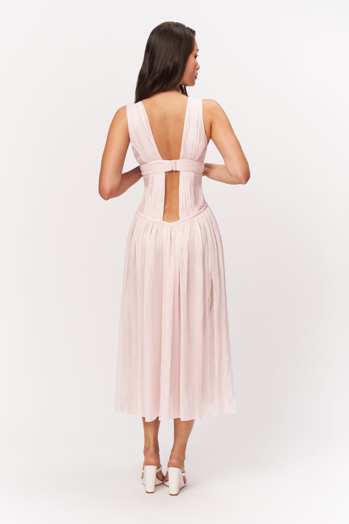 Amara Dress in Ballet Slipper