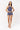 Sloan Short in Navy Polka Dot