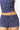 Sloan Short in Navy Polka Dot