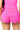 Body Foldover Short in Neon Pink