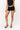 Rib Knit Micro Short in Black