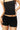 Rib Knit Micro Short in Black