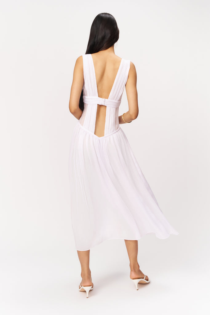 Amara Maxi Dress in White