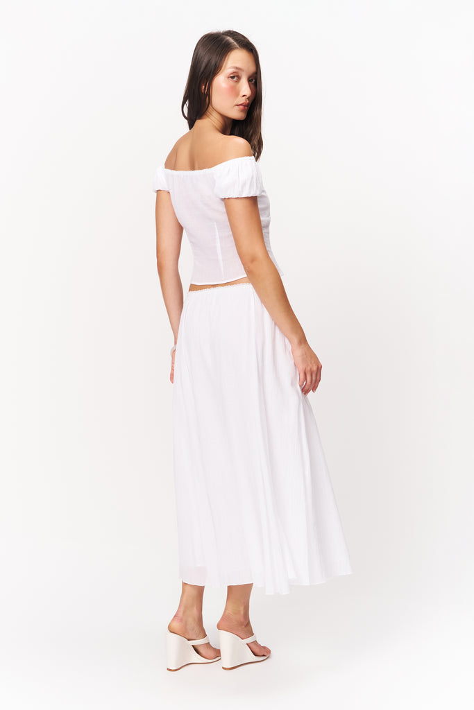 FORMENTERA SKIRT IN WHITE