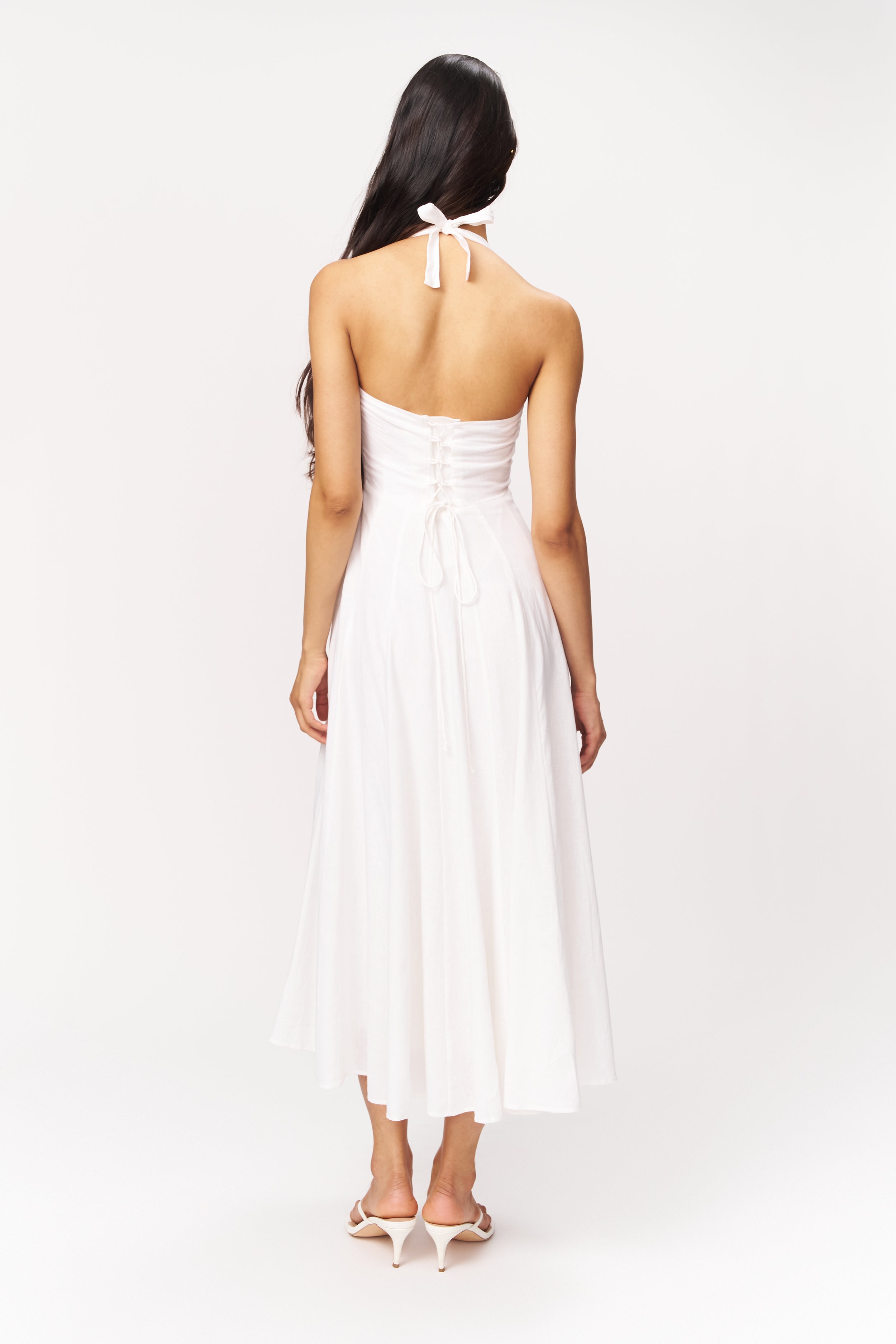Guizio Leila Halter Dress White / XL Guizio Leila Halter Dress White / XL