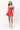 MARGAUX MINI DRESS IN RED WHITE DOT