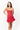 MARGAUX MINI DRESS IN RED WHITE DOT