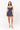 MARGAUX MINI DRESS IN NAVY WHITE DOT