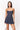 MARGAUX MINI DRESS IN NAVY WHITE DOT
