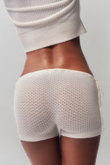 Knit Side Tie Short