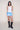 Micro Mini Stretch Skirt in Blue Camo